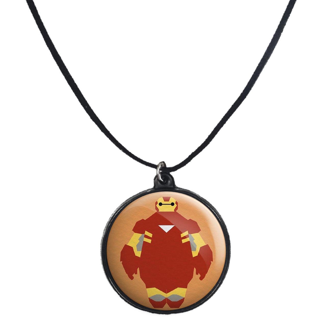 گردنبند پرمانه طرح big hero کد pmb.26058مدل دو طرفه