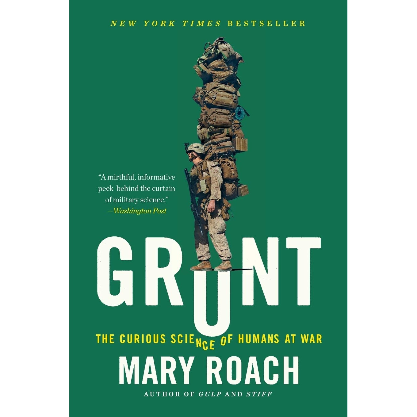 کتاب Grunt اثر Mary Roach انتشارات W. W. Norton & Company