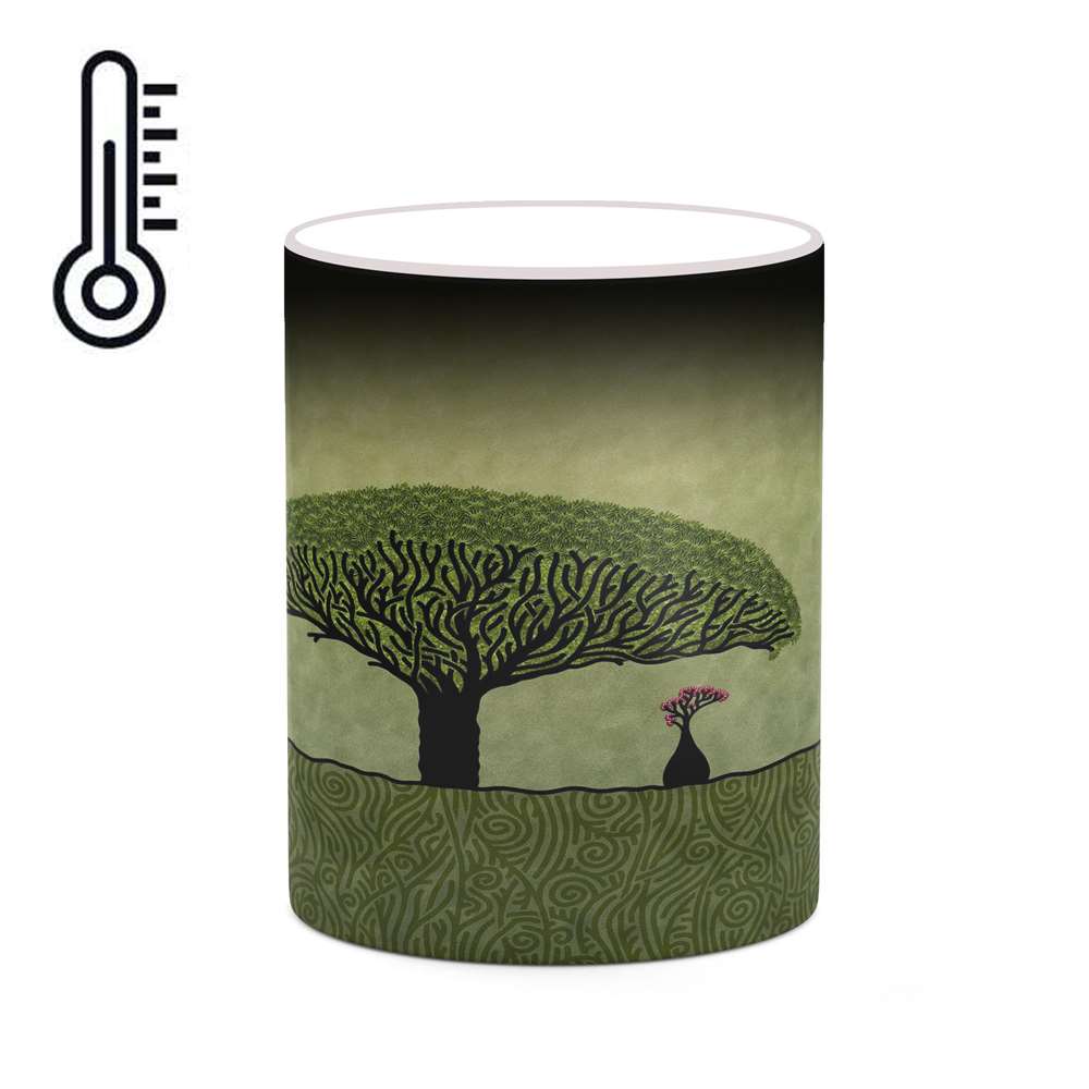 ماگ حرارتی کاکتی طرح فانتزی مدل mgh18987