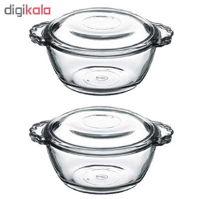 ظرف نگهدارنده پاشاباغچه مدل بیسیک کد 97343 بسته 2 عددی