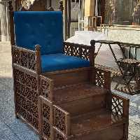 منبر  چوبی سنتی طرح رضوان تحویل در باربری مقصد (پس کرایه)