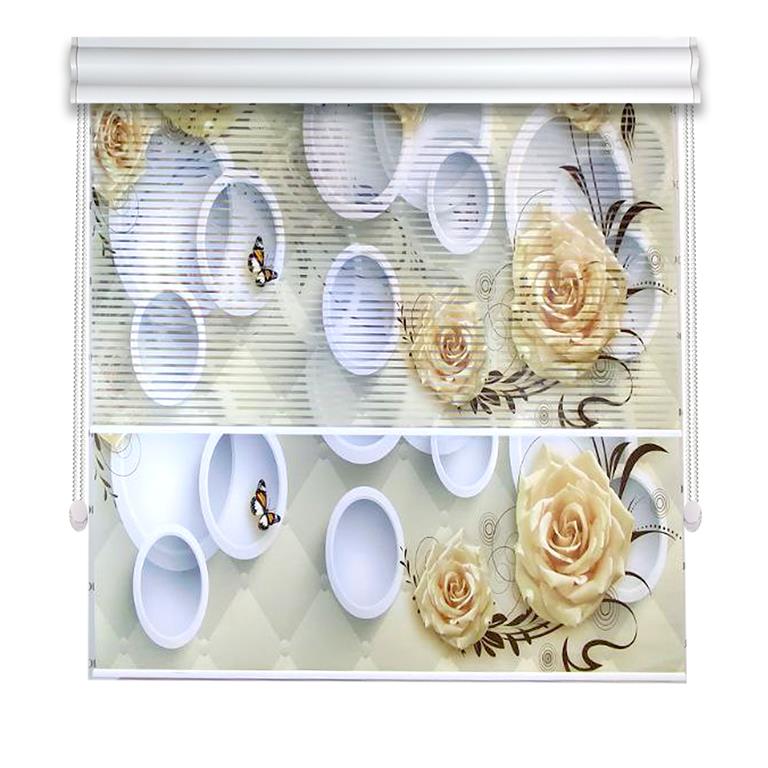  پرده شب و روز مدل PM-8 سایز 200x180 سانتی متر