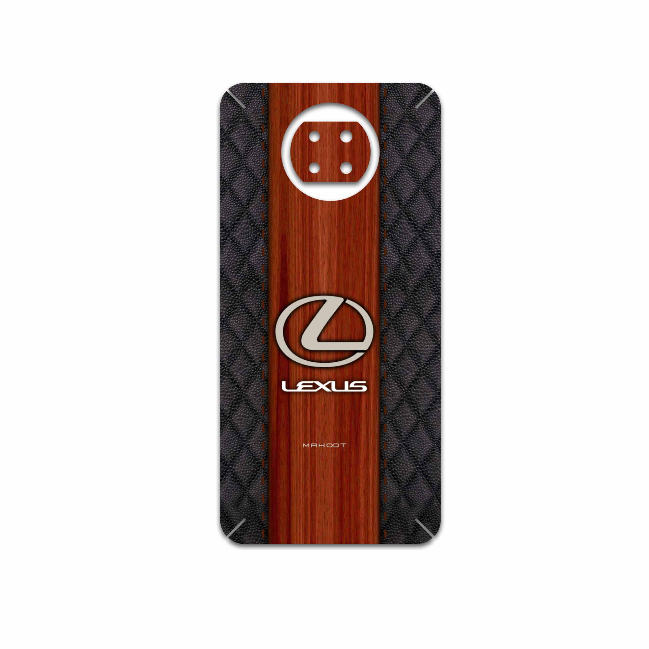 برچسب پوششی ماهوت مدل Lexus-Logo مناسب برای گوشی موبایل شیائومی Redmi Note 9T