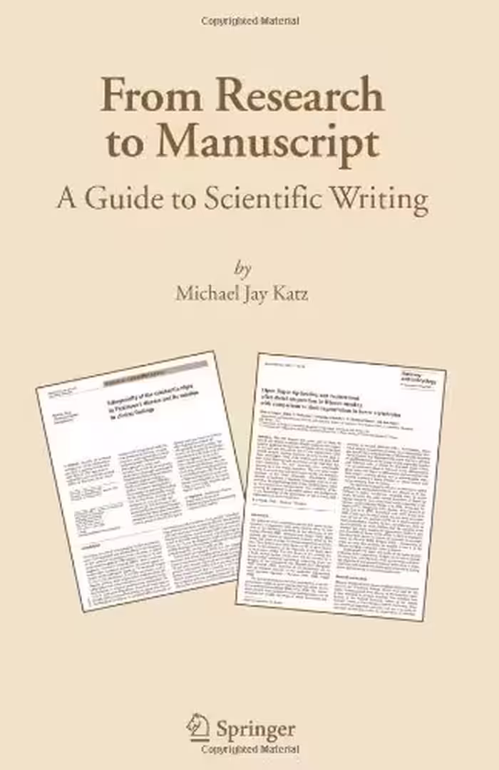 خرید و دانلود نسخه کامل کتاب From research to manuscript: A guide to scientific writing
