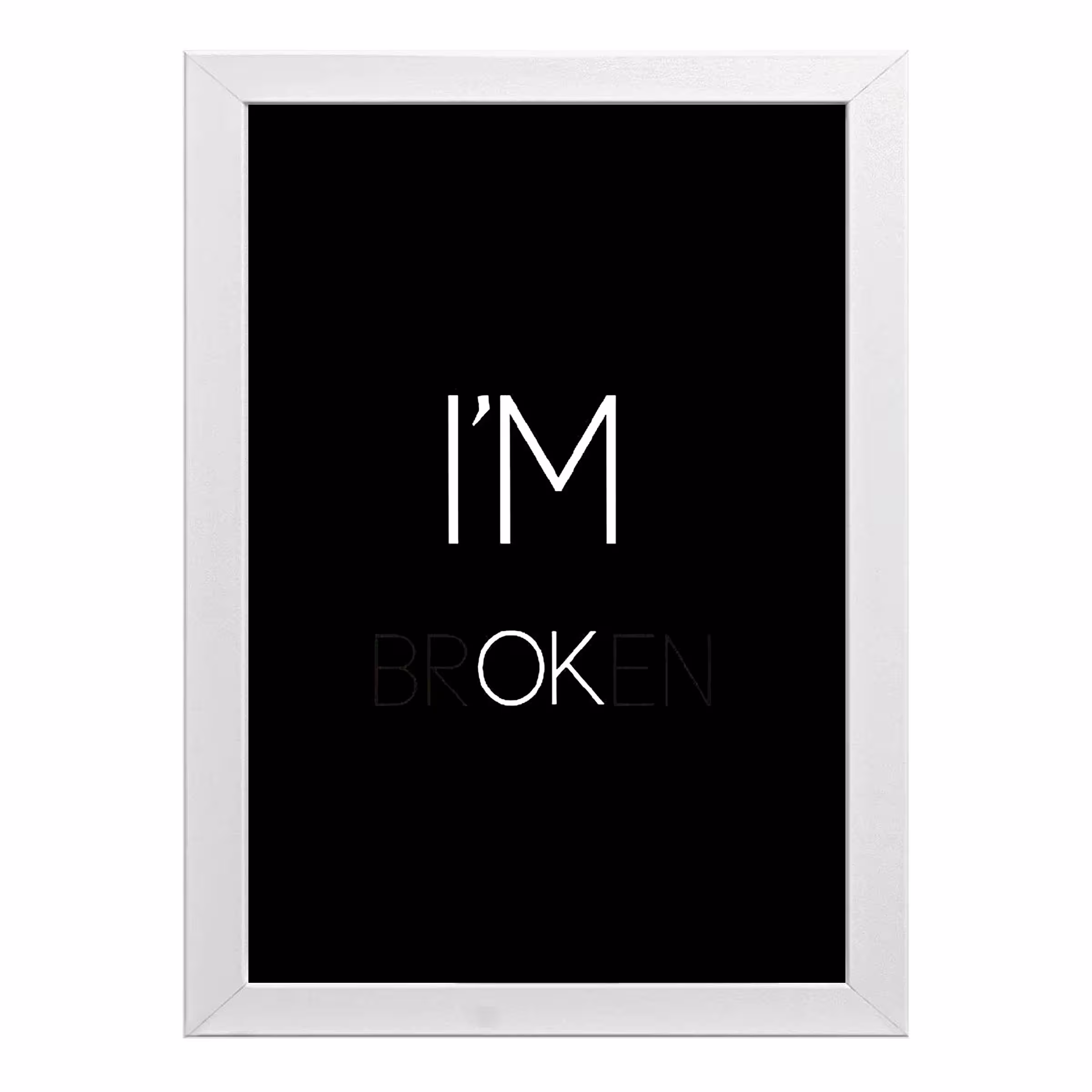 تابلو طرح Im broken کد T276