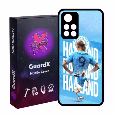کاور گارد ایکس طرح ارلینگ هالند مدل Glass10575 مناسب برای گوشی موبایل شیائومی Poco M4 Pro 5G/Redmi Note 11T 5G/Redmi Note 11S 5G
