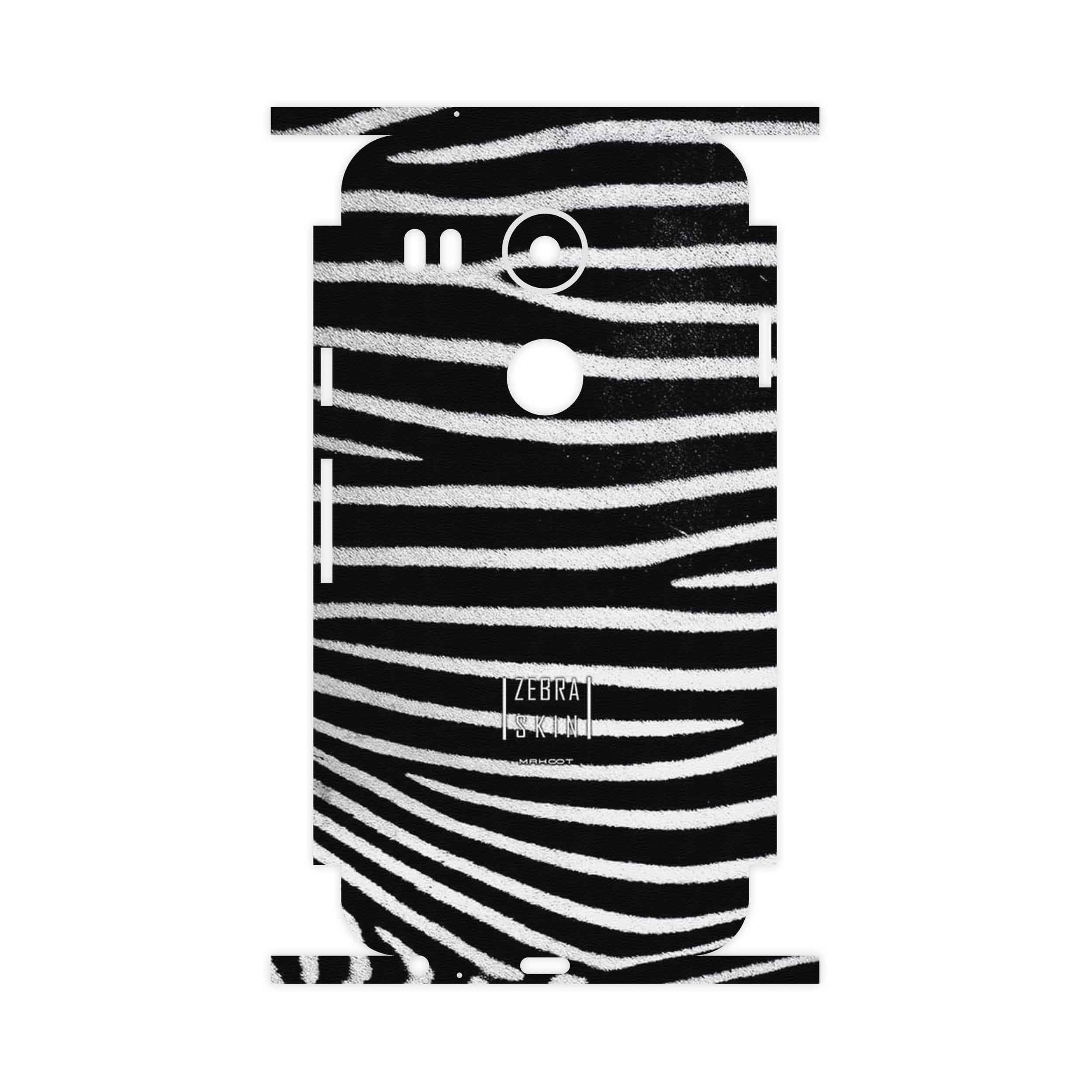 برچسب پوششی ماهوت مدل Zebra Skin-FullSkin مناسب برای گوشی موبایل گوگل Nexus 5X