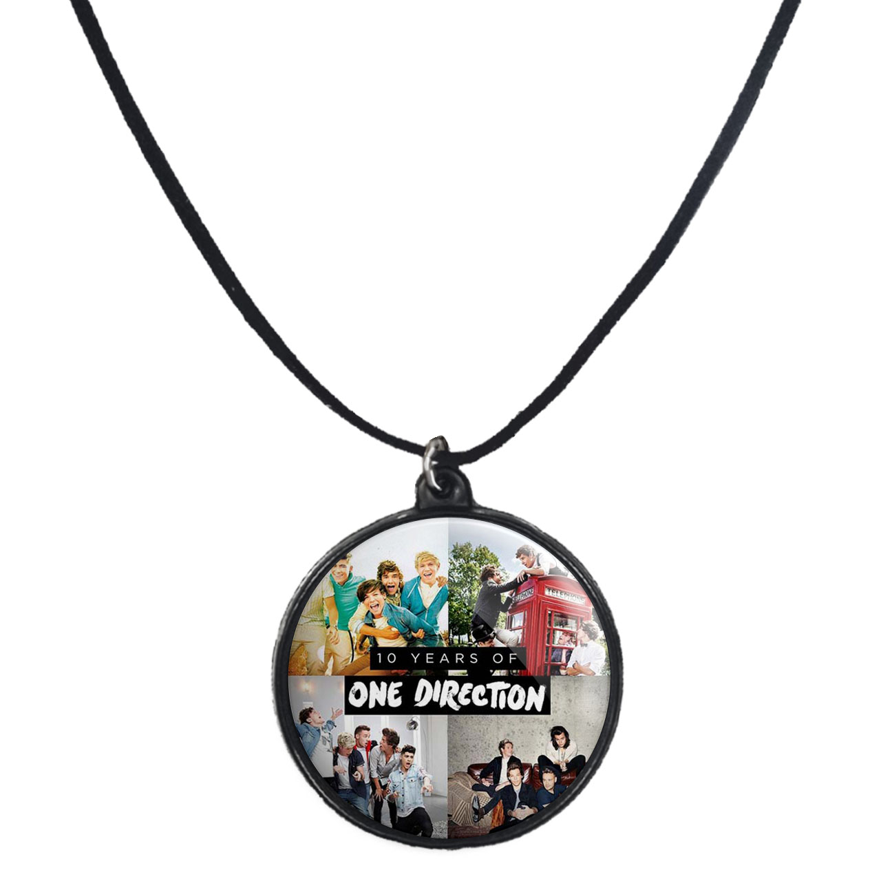 گردنبند پرمانه طرح One Direction کد pmb.13607 مدل دو طرفه