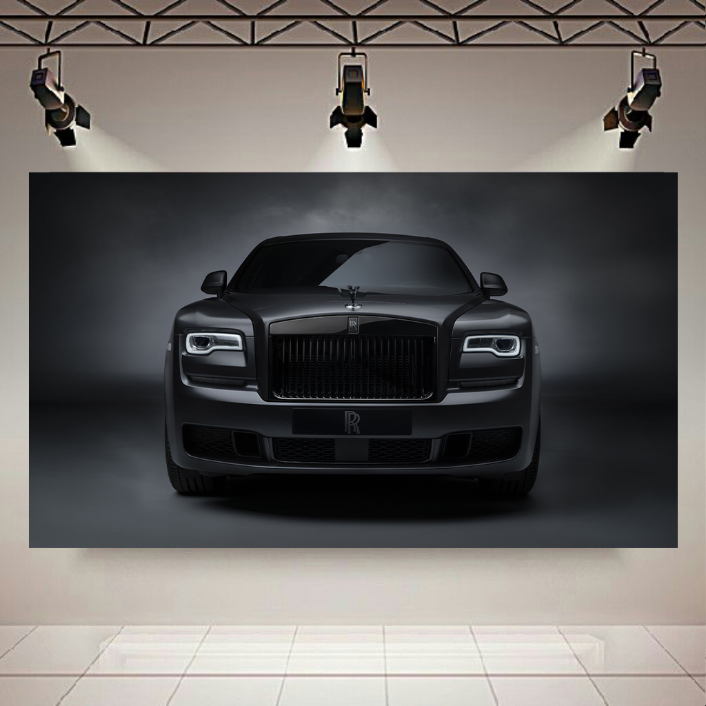 تابلو بوم طرح ماشین مدل رولز رویس Ghost کد AR2730