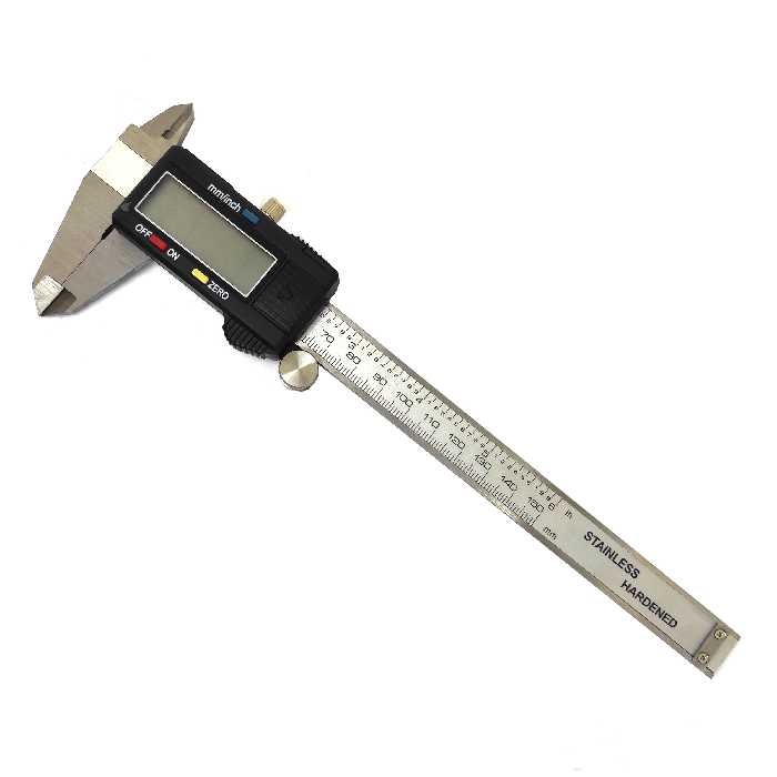 کولیس دیجیتالی کد 6in گستره 0-150 میلی متر