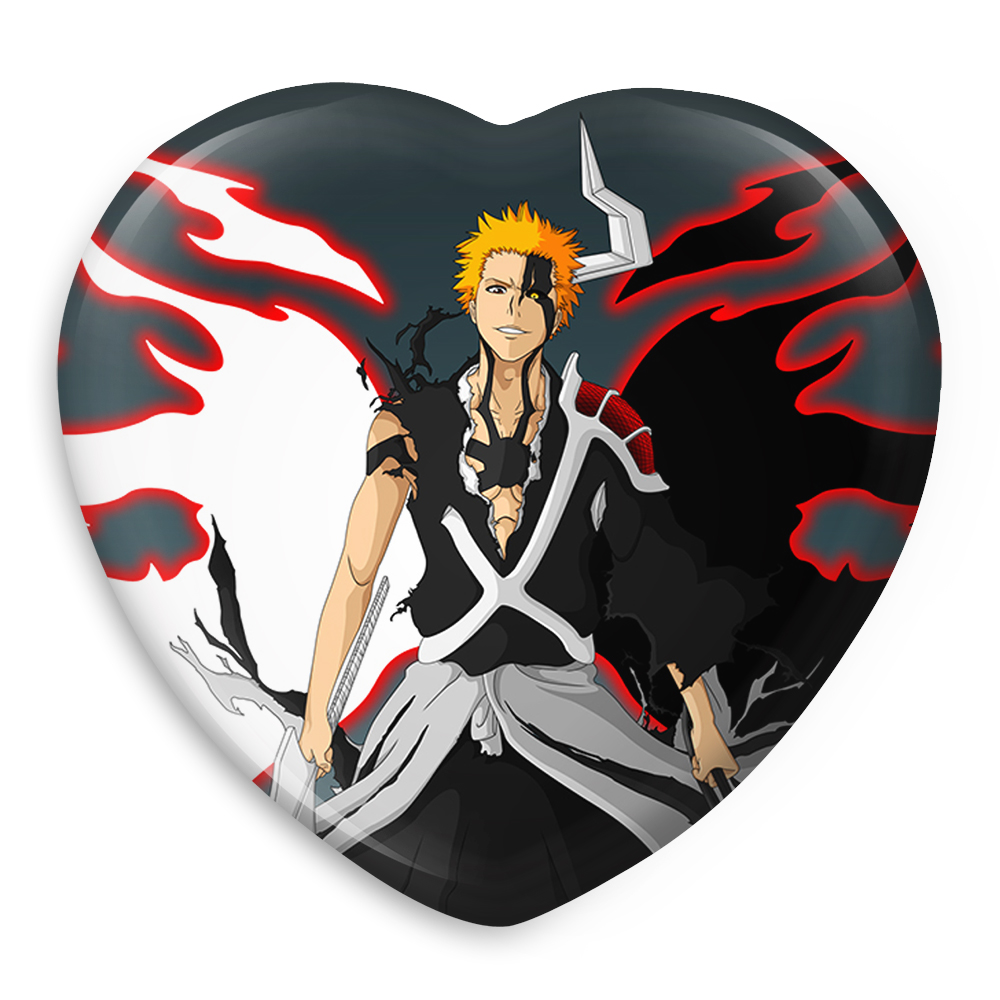 پیکسل خندالو طرح ایچیگو کوروساکی انیمه بلیچ Beach مدل قلبی کد 4951