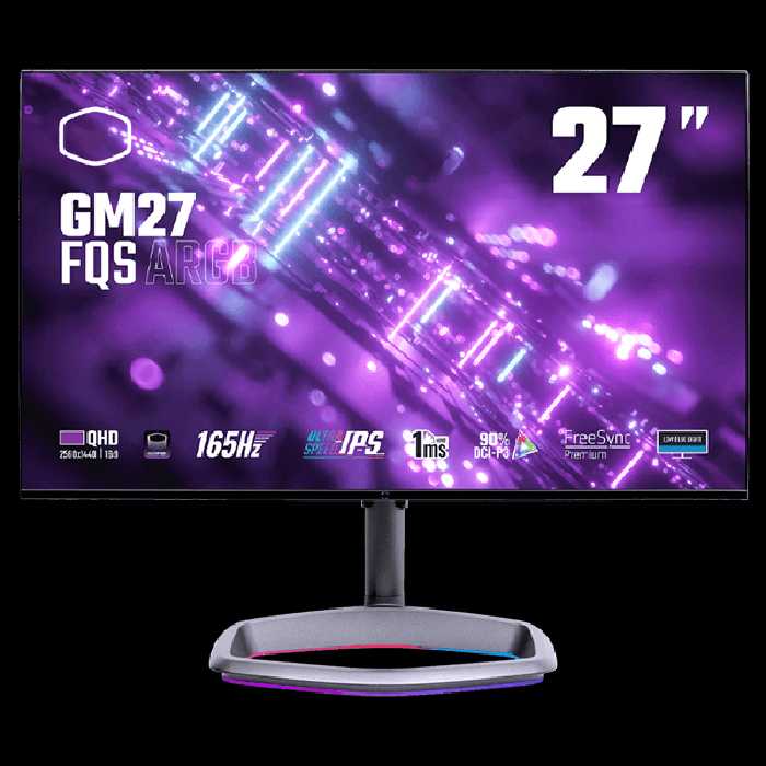 مشخصات، قیمت و خرید مانیتور گیمینگ کولر مستر CoolerMaster GM27-FQS ARGB