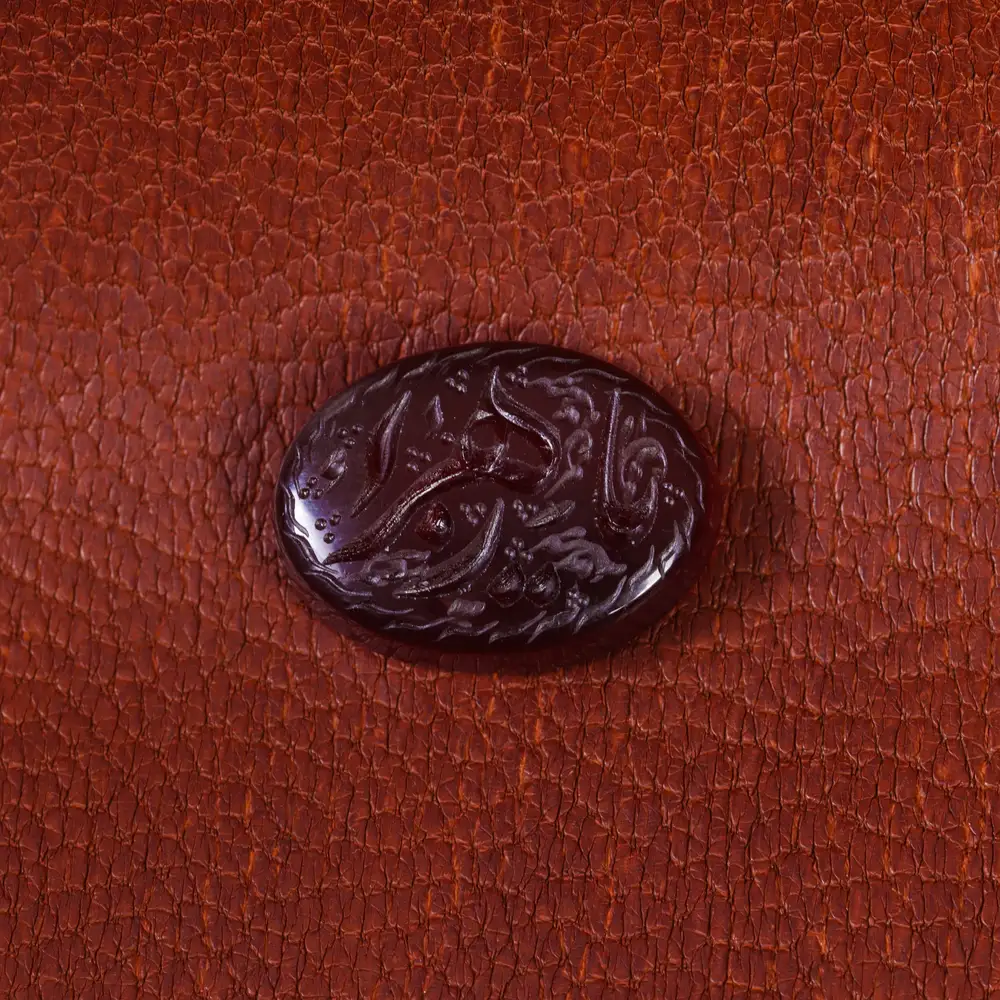 نگین عقیق کد 16509 - جواهری مشاهیر