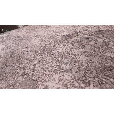 فرش ماشینی زمرد مشهد طرح پتینه کد TA117 زمینه طوسی