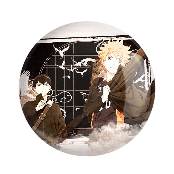 پیکسل خندالو مدل هیناتا و کاگیاما انیمه آبشار سرنوشت هایکیو کاگیاما کد 11212