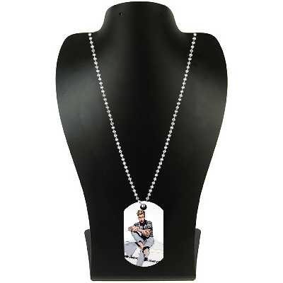 گردنبند طرح جاستین بیبر مدل pk305