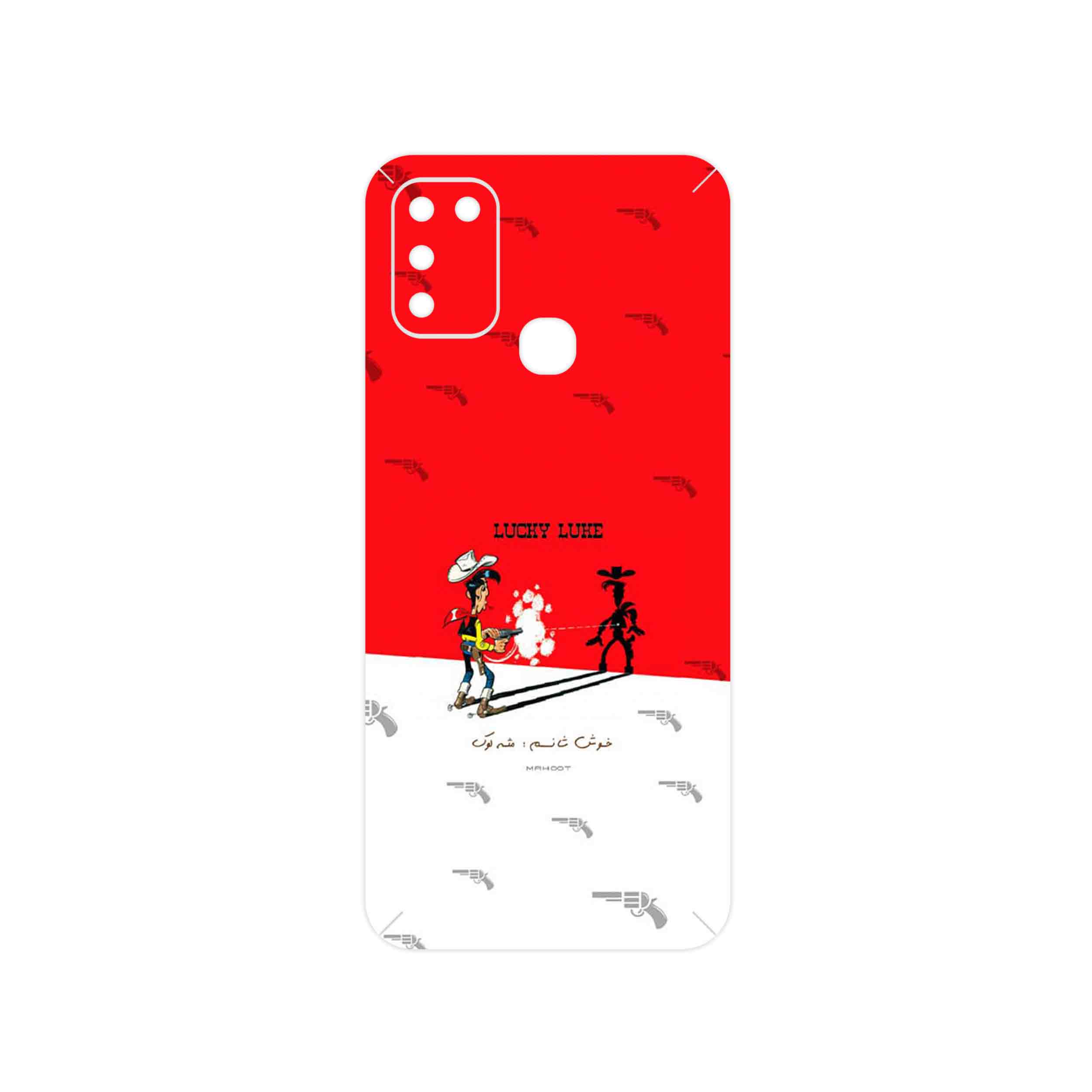 برچسب پوششی ماهوت مدل Lucky Luke مناسب برای گوشی موبایل اینفینیکس Hot 10 Play