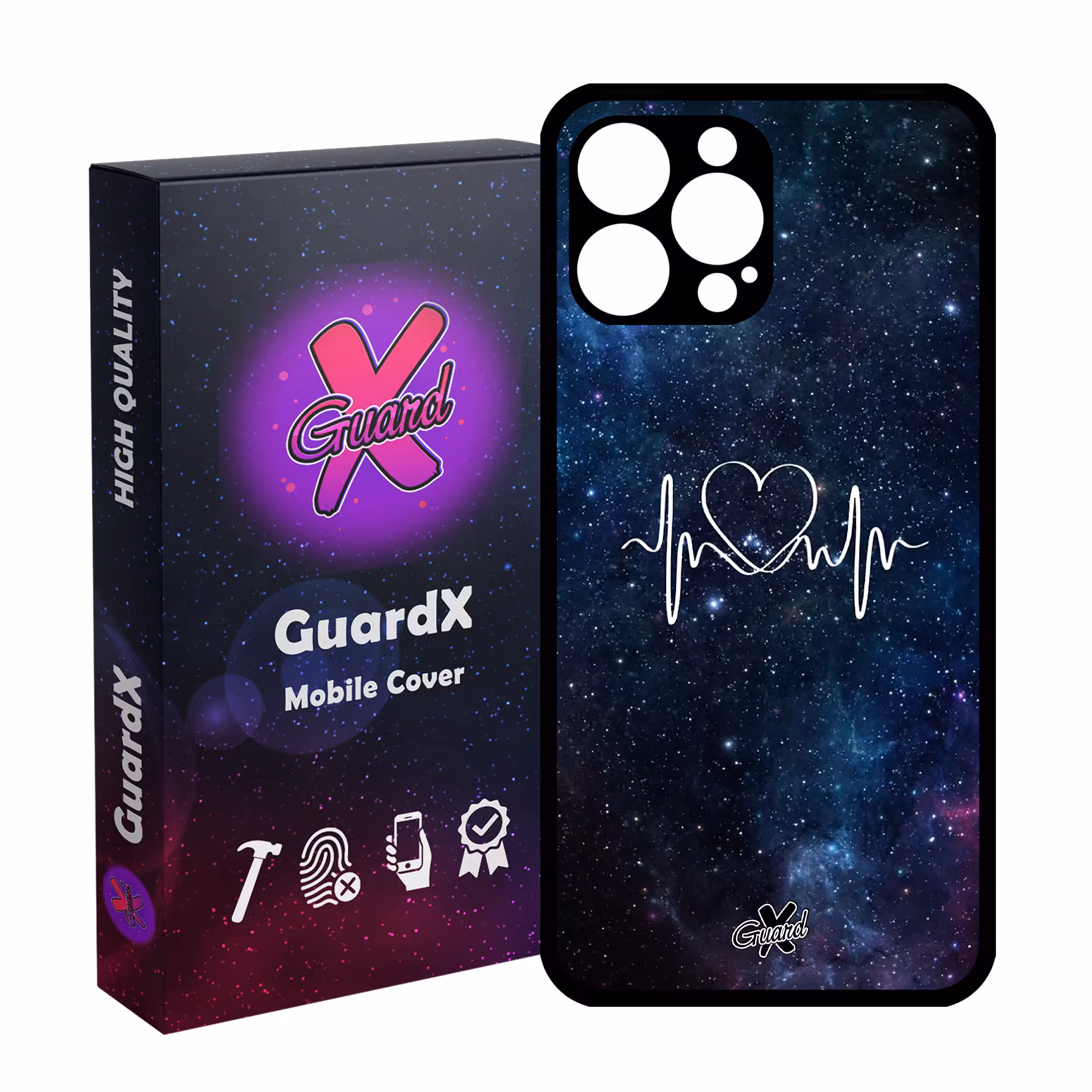 کاور گارد ایکس طرح Love مدل Glass10114 مناسب برای گوشی موبایل اپل iPhone 12 Pro Max