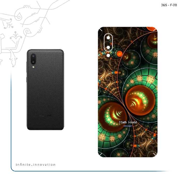 برچسب پوششی ماهوت مدل Mathematical Geometric Shape 3 مناسب برای گوشی موبایل سامسونگ Galaxy A02