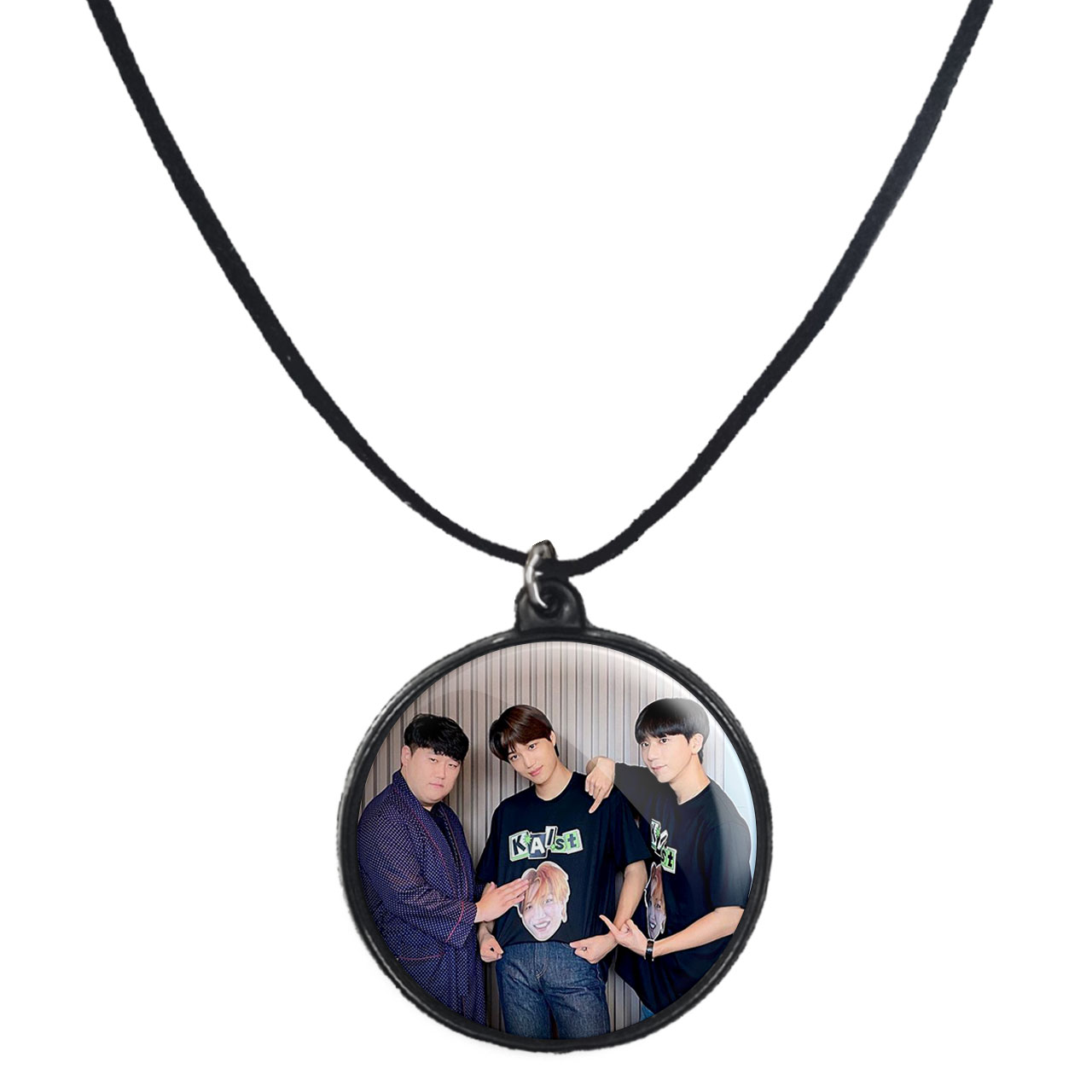 گردنبند پرمانه طرح exo کد pmb.13952 مدل دو طرفه