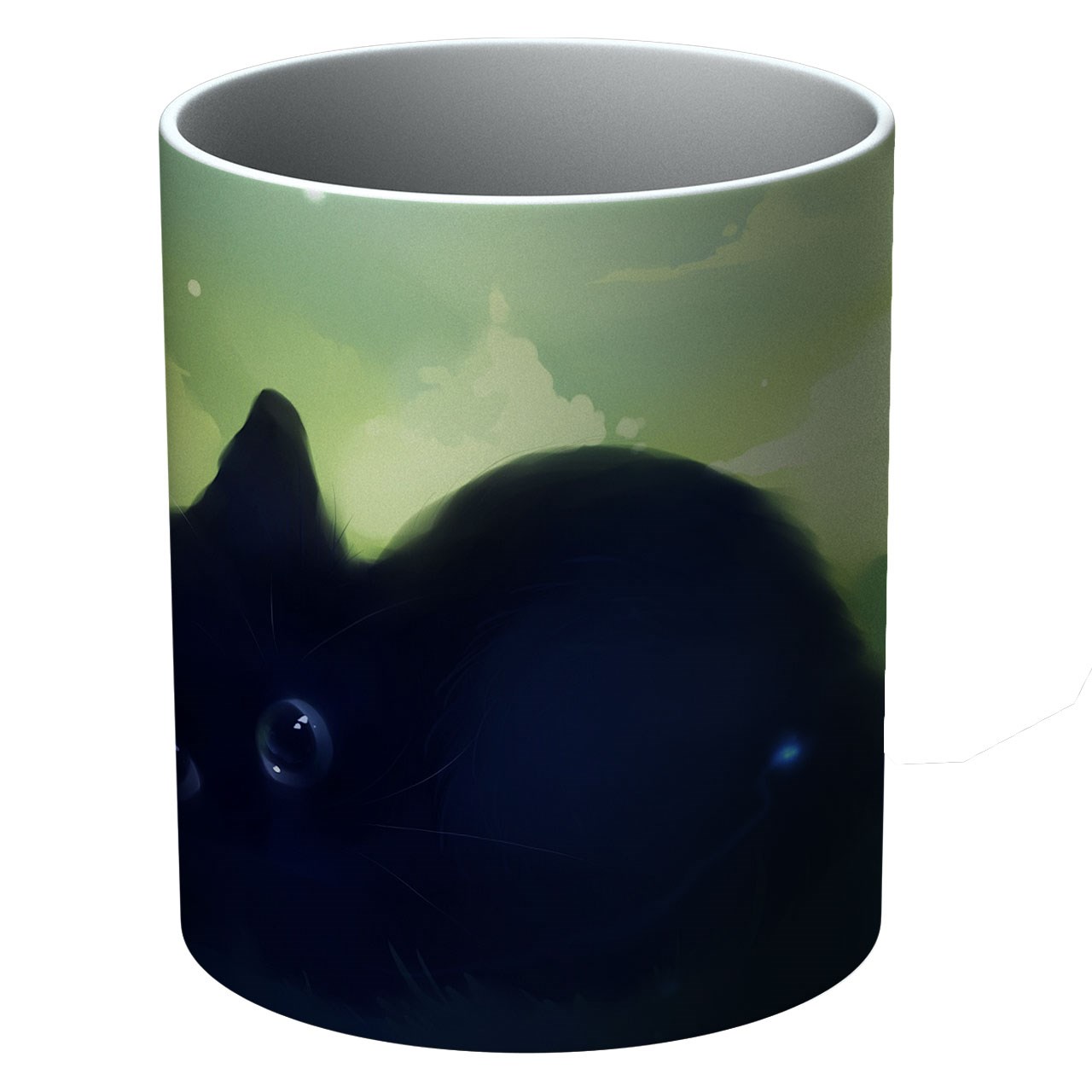 ماگ الینور طرح گربه سیاه مدل ELM1914