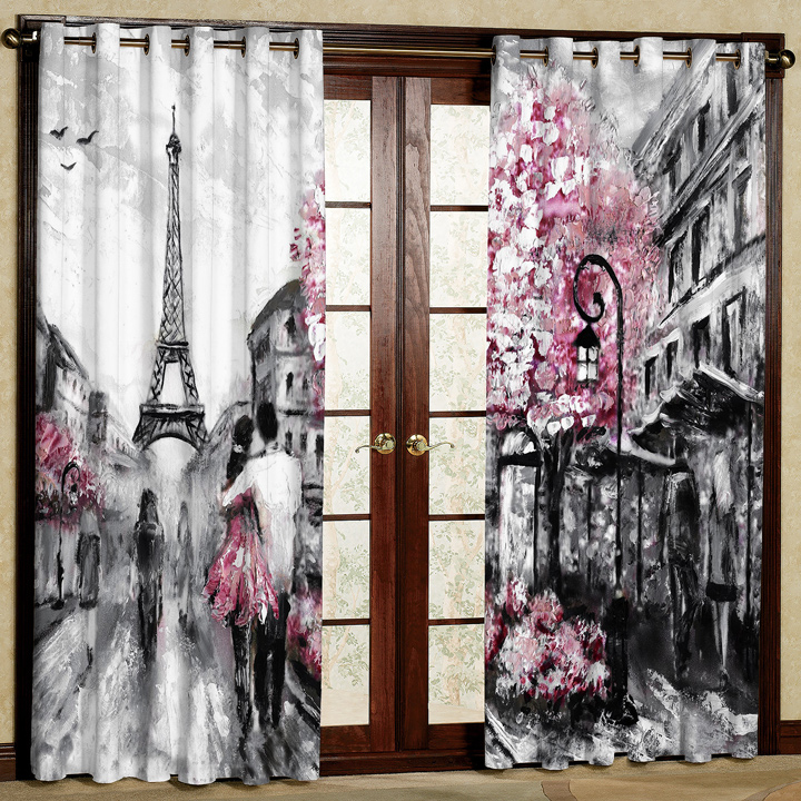 پرده پانچی کد 5260 سایز 280x140 سانتی متر