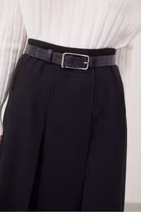 کمربند آبی زنانه الگوی NAVY 015 Roman