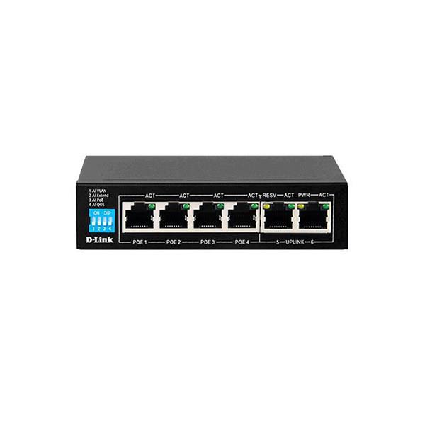 سوییچ شبکه 6 پورت دی لینک مدل DGS-F1006P - تکنو لینک 148
