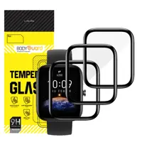 محافظ صفحه نمایش بادیگارد مدل PMMA مناسب برای ساعت هوشمند امیزفیت Bip 3 / Bip 3 Pro بسته 3 عددی