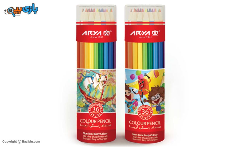 36 colored pencils by Aria