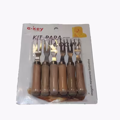 چنگال زیتون خوری کدD2585 بسته 6 عددی