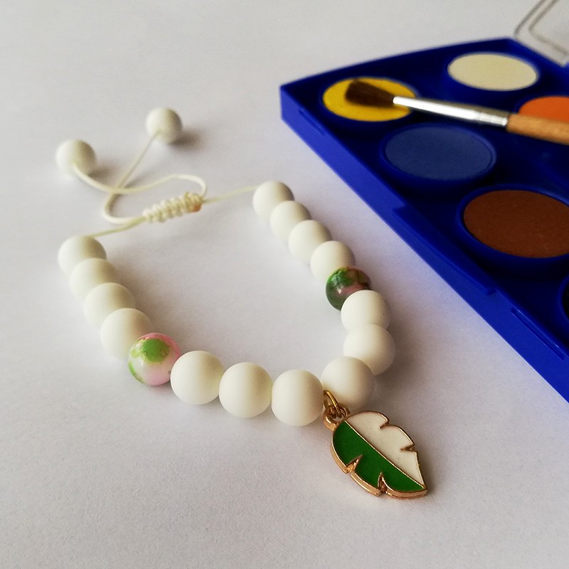 دستبند اونیکس (طرح برگ)