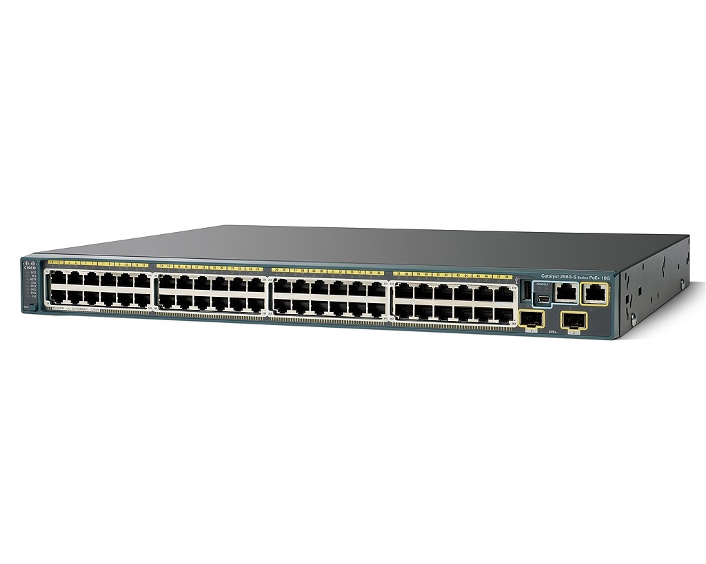 سوییچ مدیریتی 48 پورت Cisco مدل WS-C2960S-48LPD-L - فروشگاه اینترنتی طیف سنتر