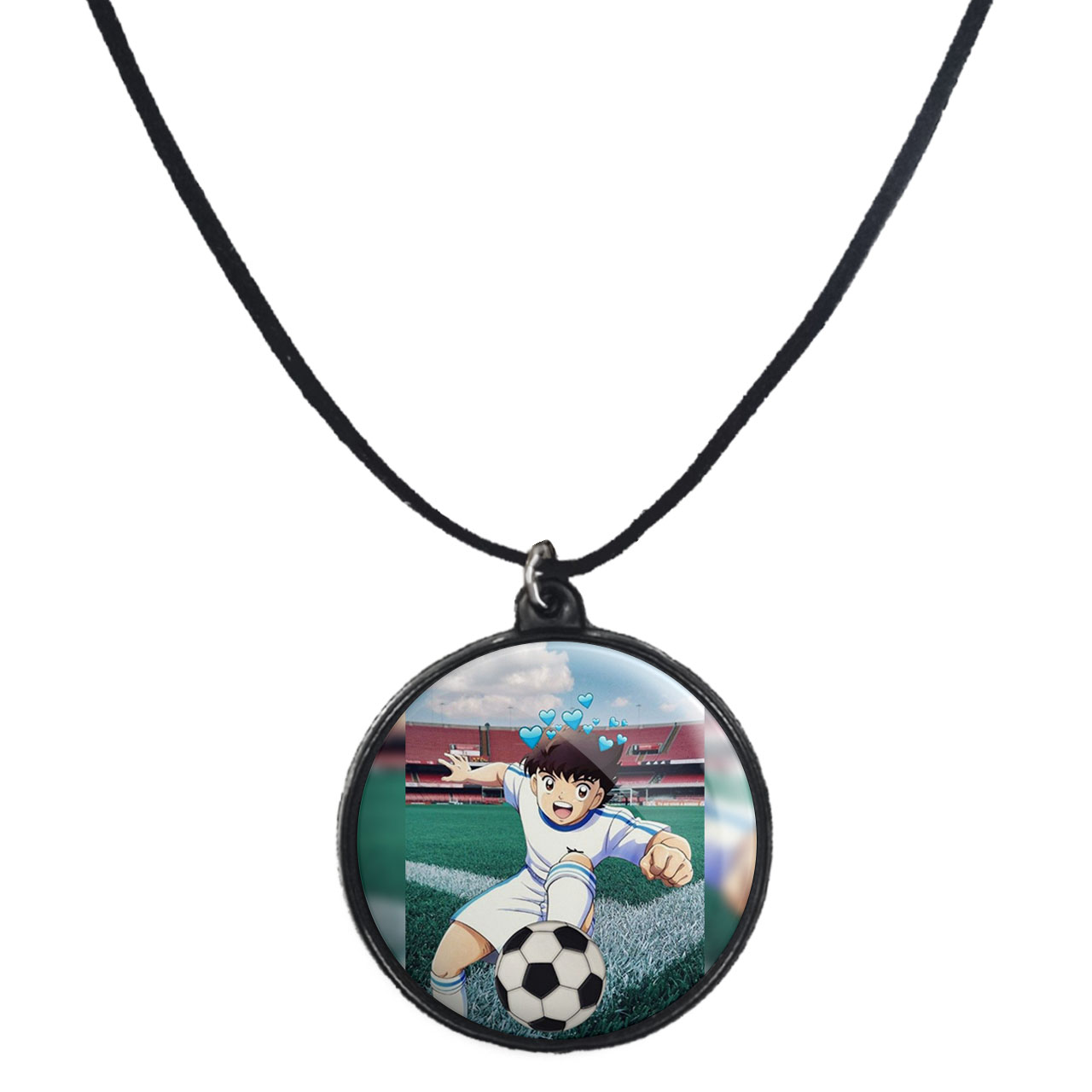 گردنبند پرمانه طرح فوتبالیست ها کد pmb.22289 مدل دو طرفه