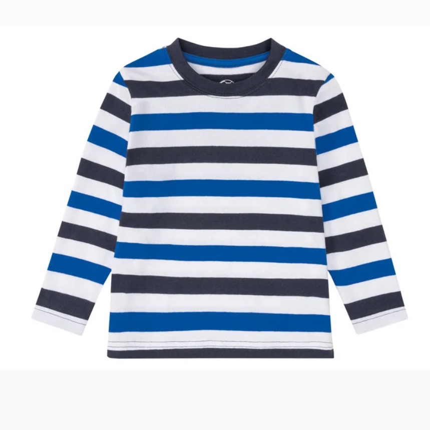 بلوز پسرانه تمام نخی راه راه شیک وخاص مناسب 4 تا 6 سال  جنس عالی لوپیلو