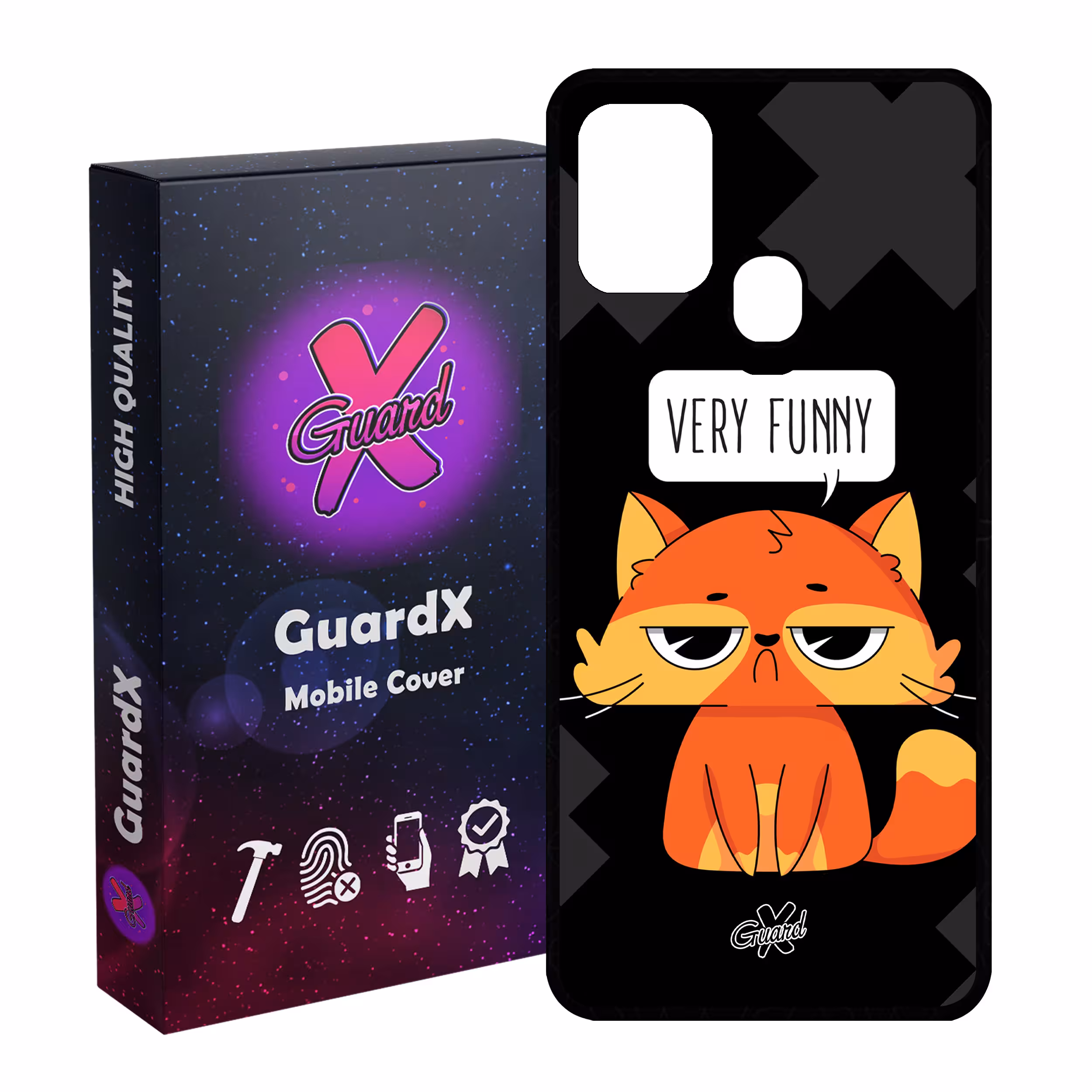 کاور گارد ایکس طرح Funny مدل Glass10161 مناسب برای گوشی موبایل سامسونگ Galaxy M31 / M31 Prime / F41