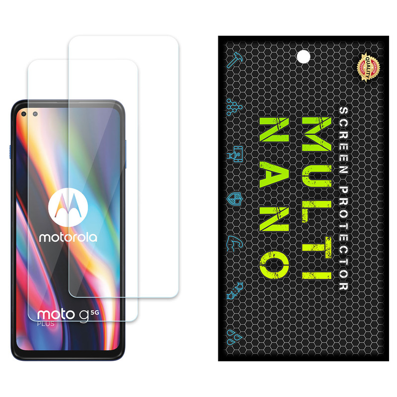 محافظ صفحه نمایش مولتی نانو مدل X-S2N مناسب برای گوشی موبایل موتورولا Moto G 5G Plus بسته دو عددی | کالا برتری
