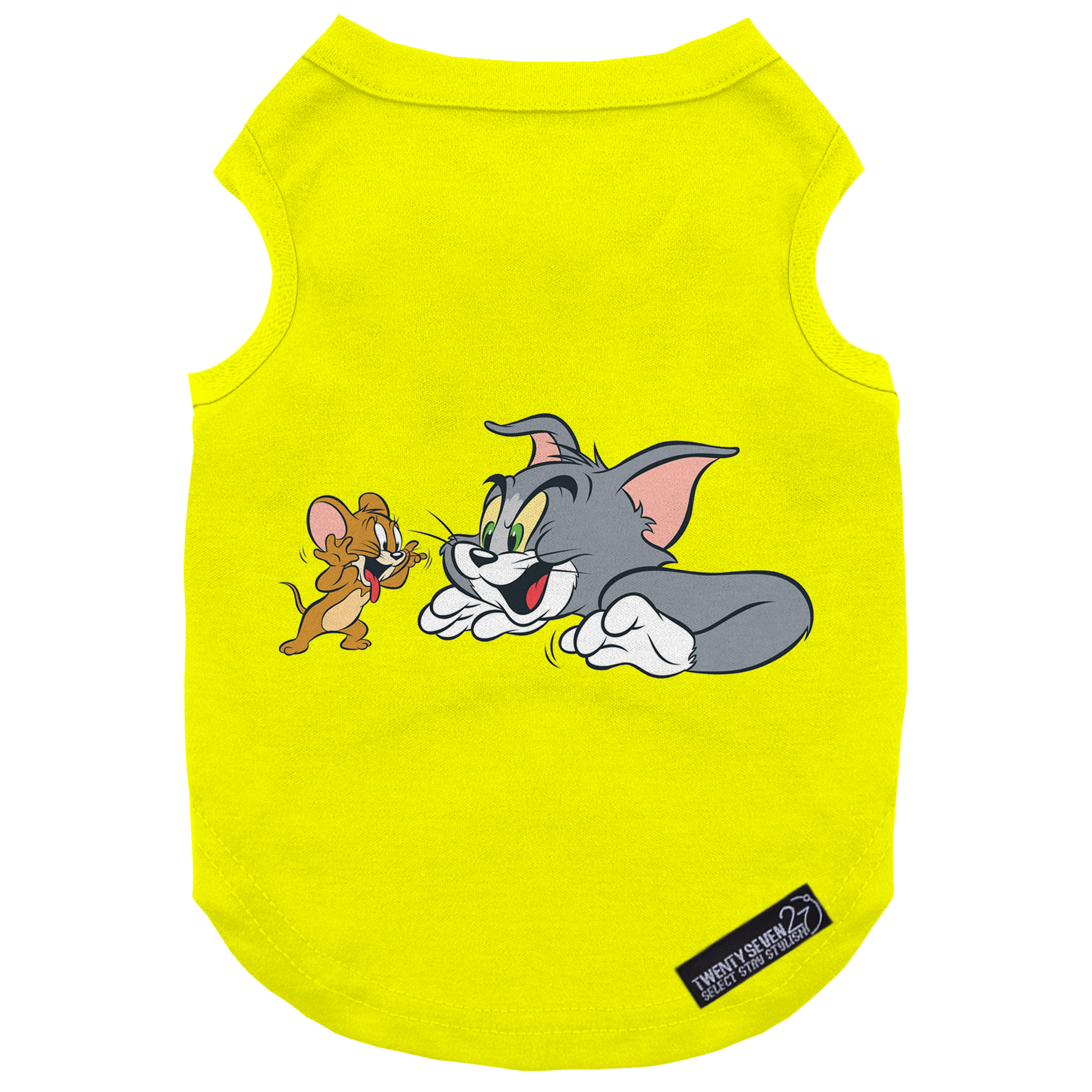 لباس سگ و گربه 27 طرح Tom & Jerry 1 کد MH156 سایز XL
