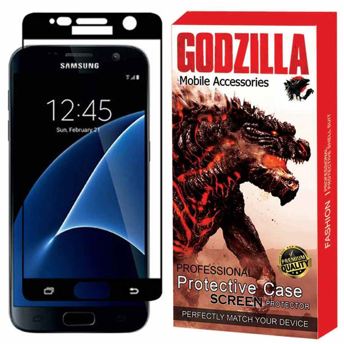 گلس گودزیلا  Full  برای سامسونگ S7-S6