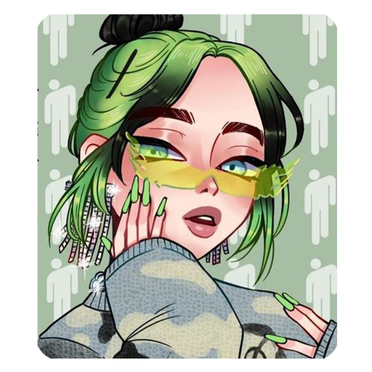 ماوس پد طرح بیلی آیلیش کد 027