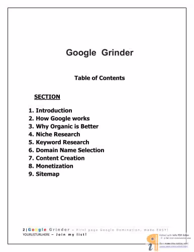 خرید و دانلود نسخه کامل کتاب Google Grinder