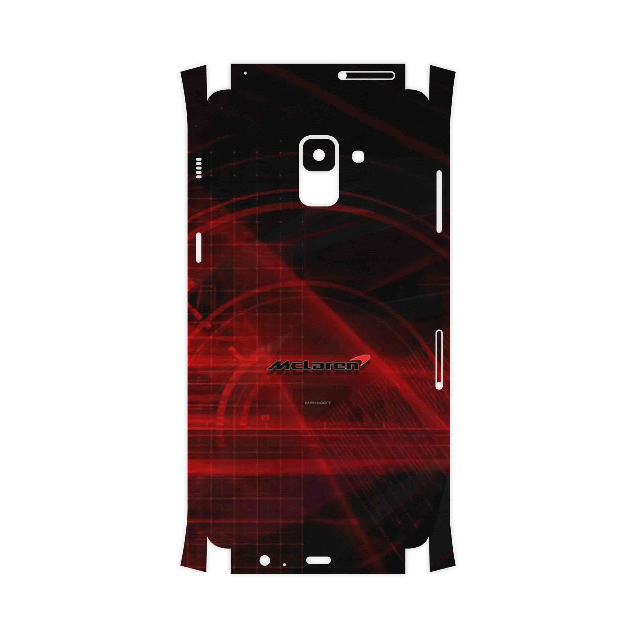 برچسب پوششی ماهوت مدل Mclaren-FullSkin مناسب برای گوشی موبایل سامسونگ Galaxy A8 Plus 2018