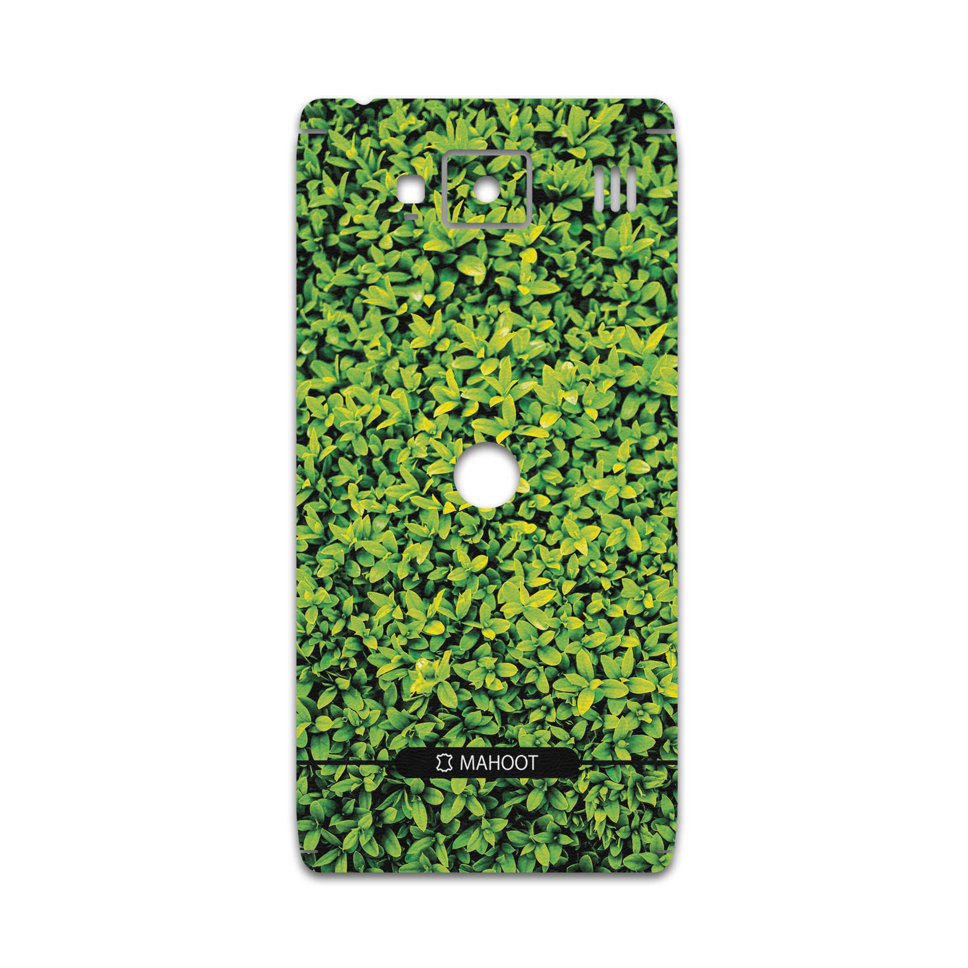 برچسب پوششی ماهوت مدل Leafs مناسب برای گوشی موبایل موتورولا droid razr hd