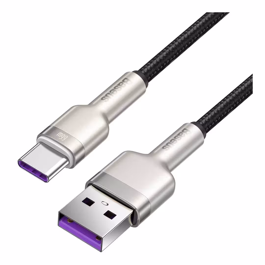 خرید و قیمت کابل USB Type-C به USB Type-A بیسوس CAKF000201 طول 2 متر