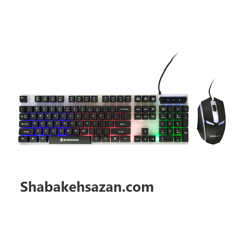 کیبورد و ماوس شیپادو مدل masterd280