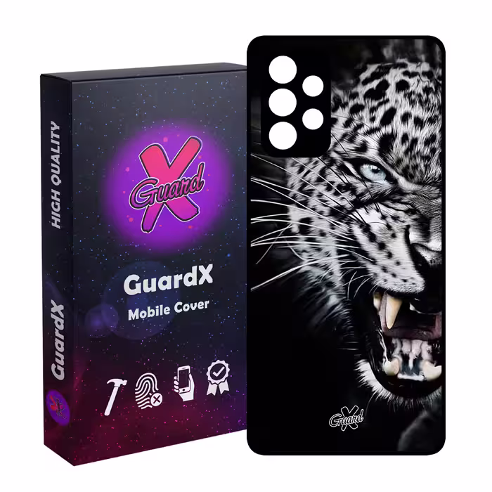 کاور گارد ایکس طرح پلنگ مدل Glass10244 مناسب برای گوشی موبایل سامسونگ Galaxy A53