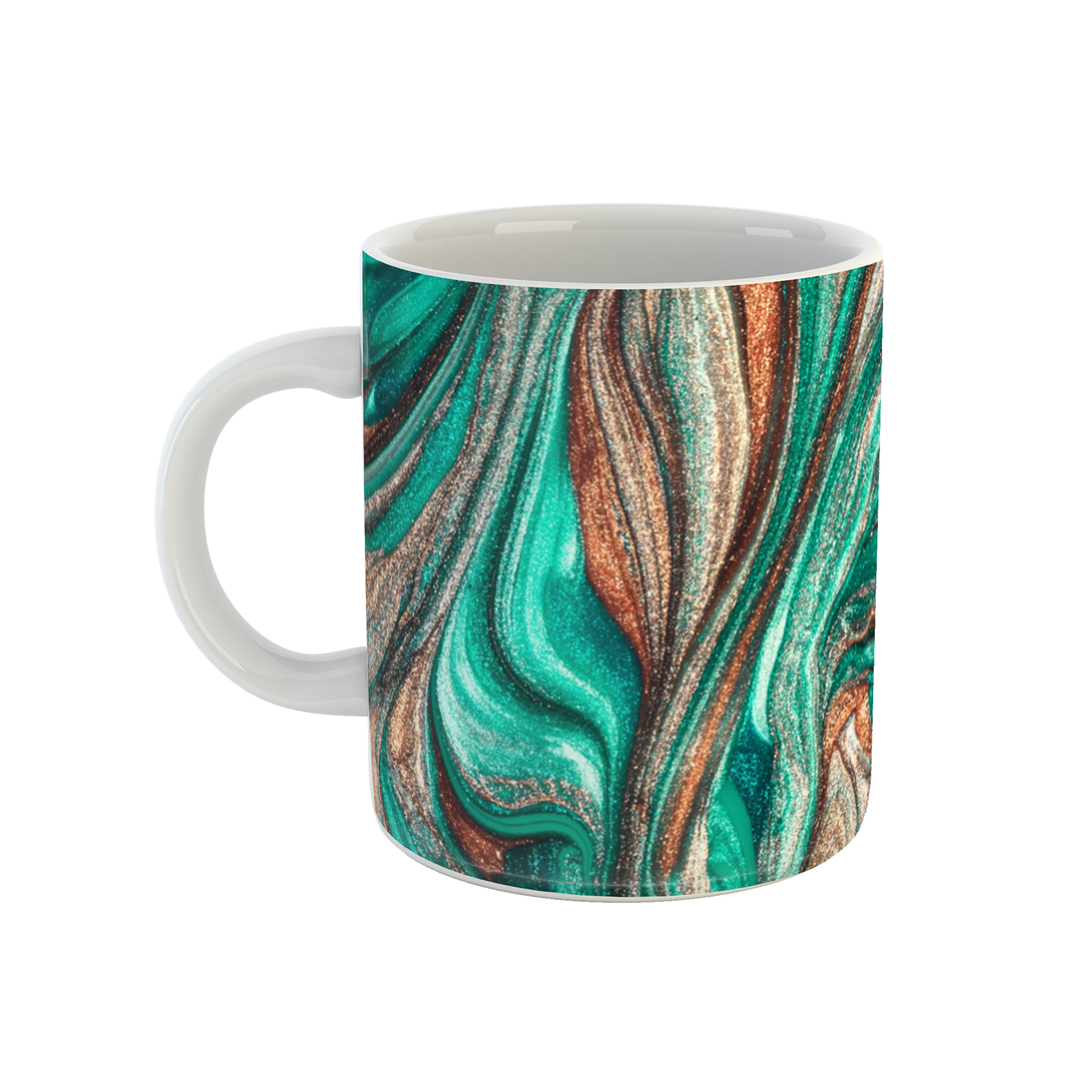 ماگ طرح رنگ های اکلیل دار