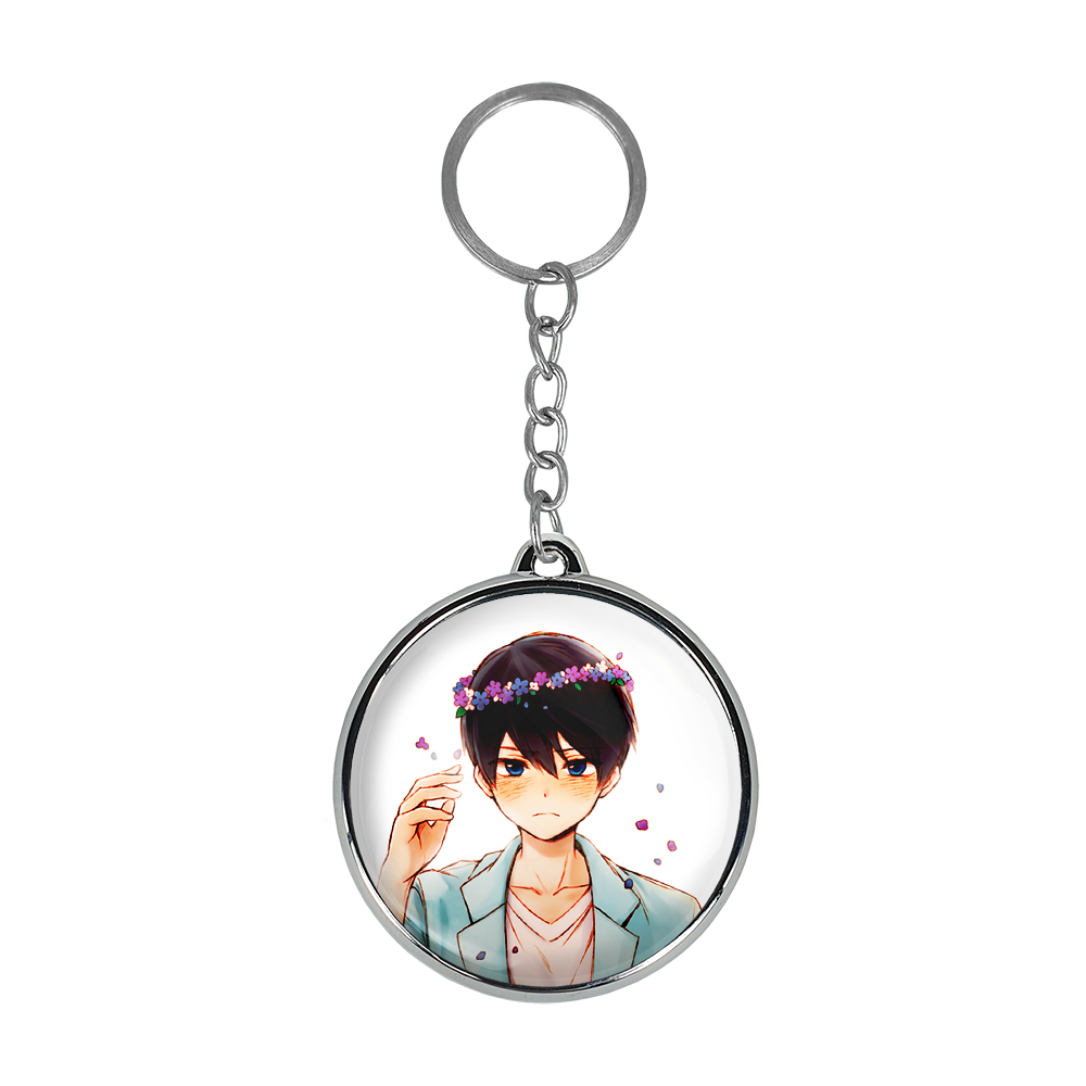 جاکلیدی خندالو طرح ماکوتو و هاروکا انیمه فری مدل دوطرفه کد 1562815617