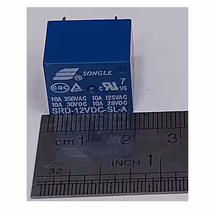 رله 12 ولت 10 آمپر سنگل مدل SRD-12VDC