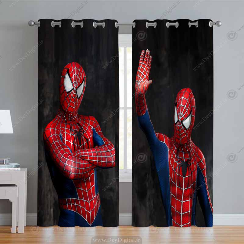 پرده طرح اسپایدرمن pk-2922